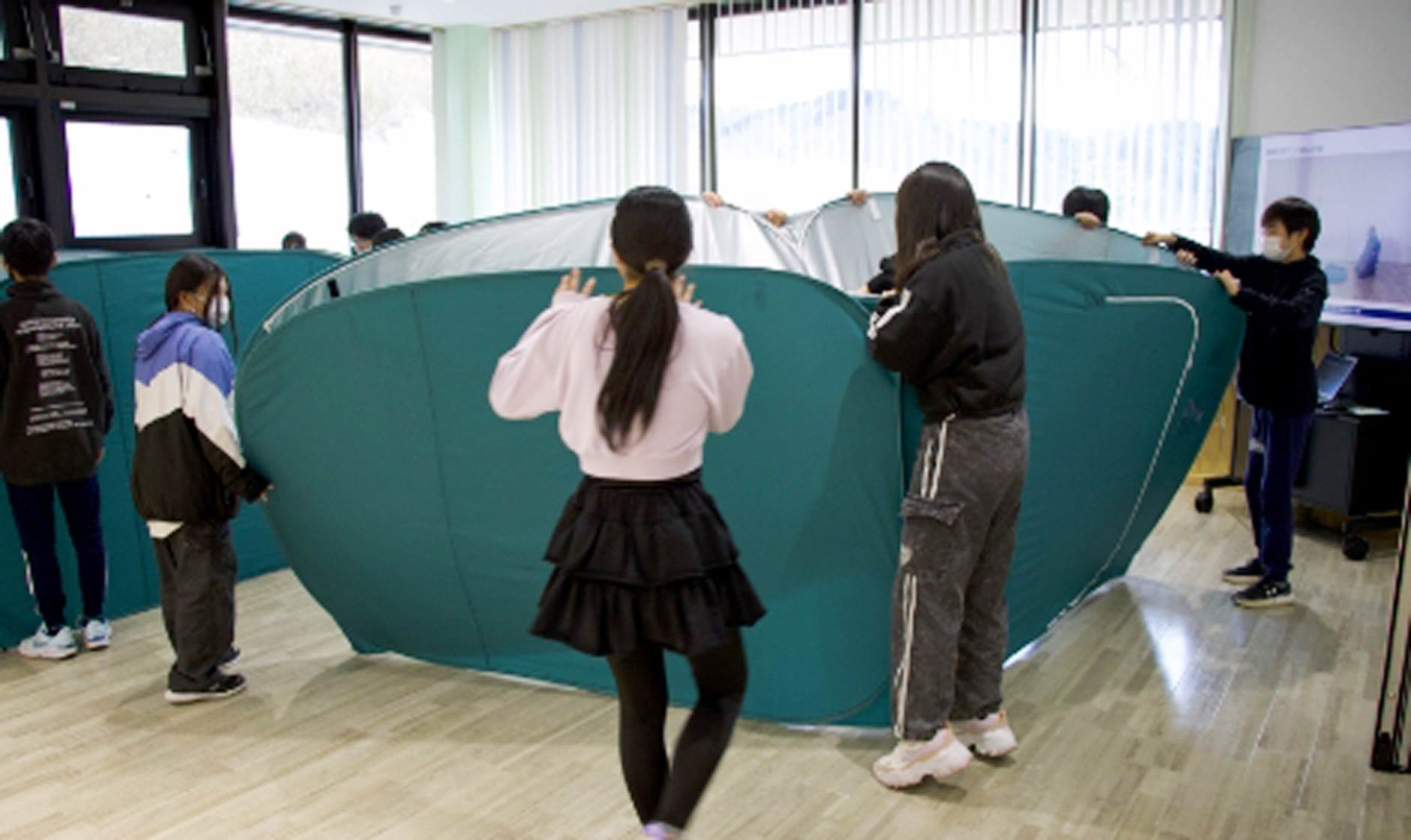 テント＆ベッド組立チャレンジ